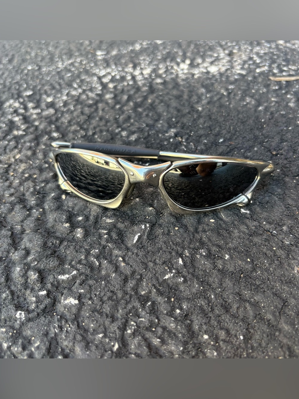 OAKLEY X-METAL PENNY TITANIUM FRAME BLACK IRIDIUM MADE IN USA PB034512 VINTAGE